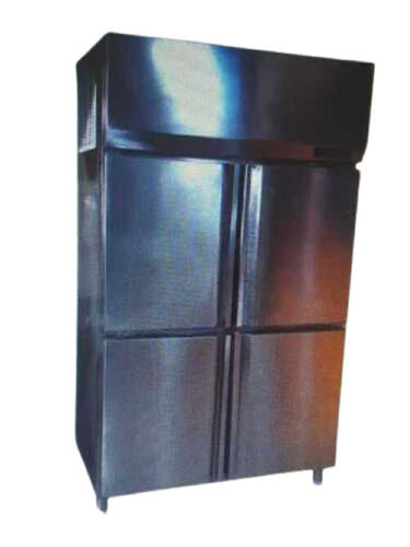 Silver Four Door Stainless Steel Commercial Refrigerator