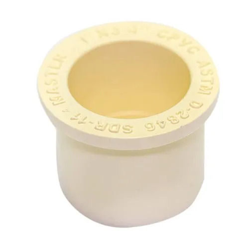 White Round Shape Female Connection Polished Astm Standard Upvc Reducer Bush 