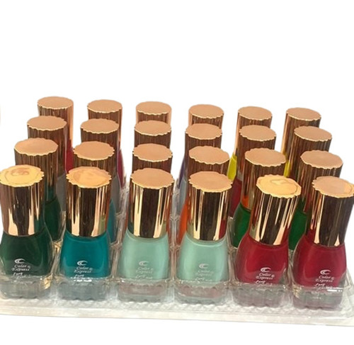 Nail Polish - Liquid Formula, 10ml Volume , Water-Resistant, Easy to Use, Quick Dry, Long-Lasting Shiny Finish