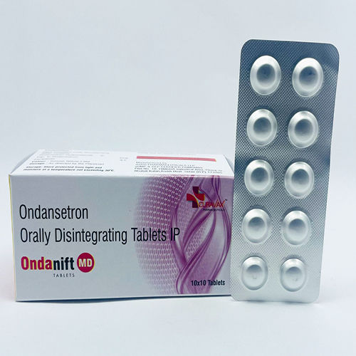 Ondanift-Md Ondansetron Orally Disintegrating Tablets Ip, 10x10 Alu Alu