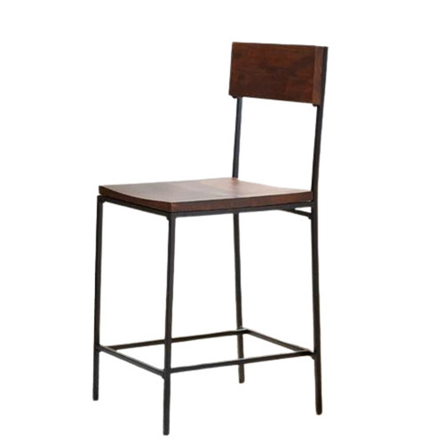 Solid Oak Wooden Chair - Medium-Back, Non-Swivel , Termite Resistant, High Comfort Seating, Easy to Clean