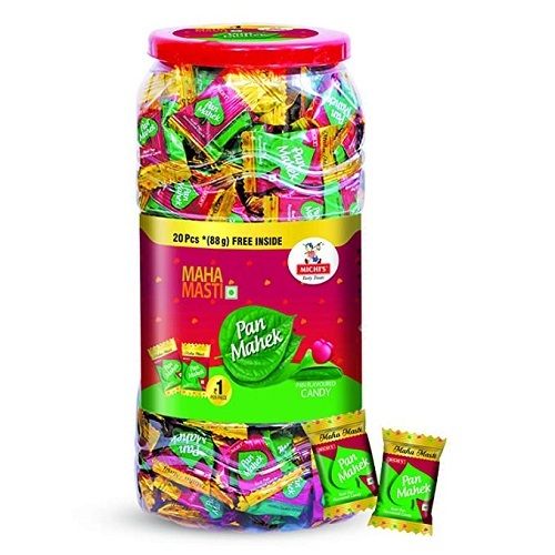 Michy Maha Masti Pan Mehak Candy With Delicious And Sweet Taste Additional Ingredient: Sugar