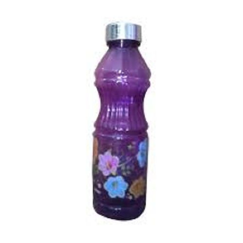 Narrow Flip Top Lid Screw Cap Printed Plastic Drinking Water Bottle Capacity: 750 Milliliter (Ml)