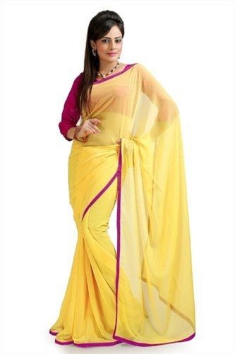 Women Light Weight Daily Wear Chiffon Saree