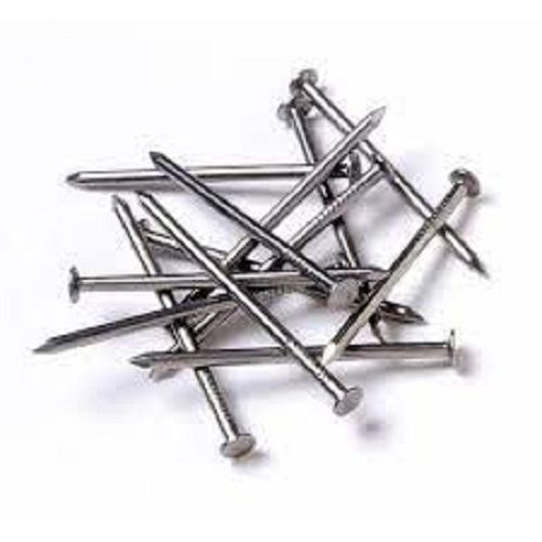 Corrosion And Rust Resistant Mild Steel Silver Wire Nails For Construction