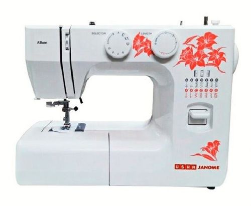 Usha Janome Single Needle Electrical Portable Garment Sewing Machine