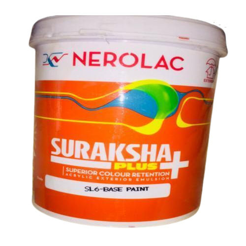 1 Litre Bucket High Gloss Nerolac Sl-6 Base Paint Chemical Name: Titanium Dioxide