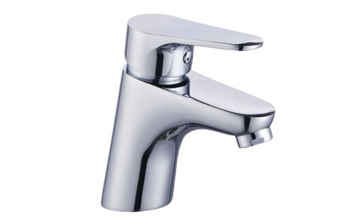 Silver Strong And Durable Glossy Finished Rust Proof Stainless Steel Basin Mixer