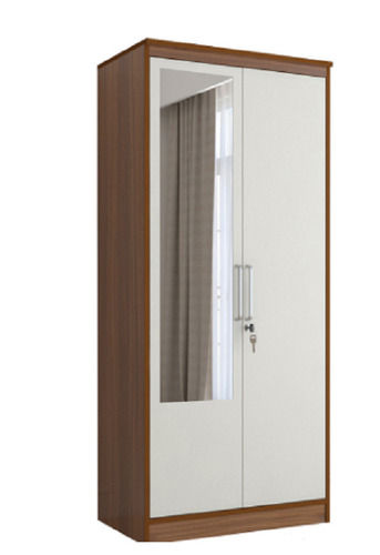 7 Feet Termite Resistance Rectangular Eco Friendly Wooden 2 Door Wardrobe