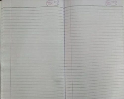 Rectangular Shape Soft Pages Long Paper Size Plain Notebook