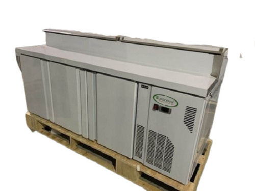 Rust Proof Stainless Steel Electrical 220 Voltage Three Doors Counter Chiller