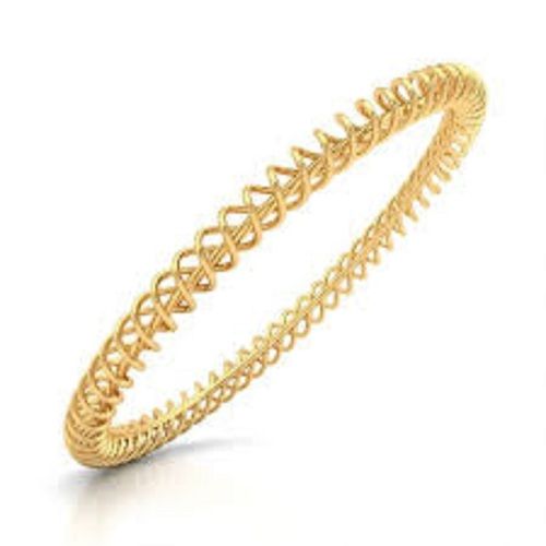 Occasional Wear Polished Gold Bangle