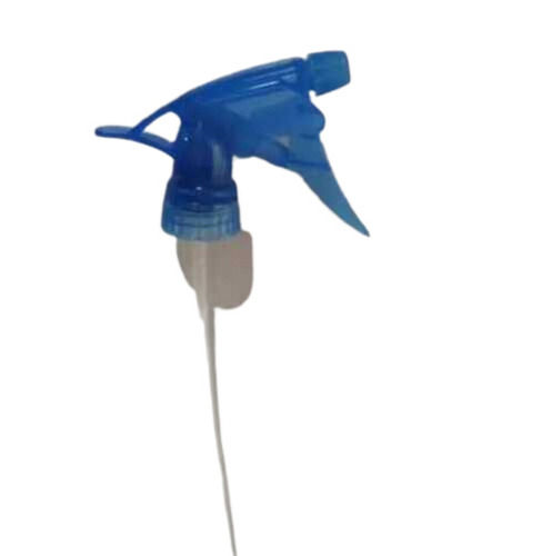 Blue Plastic Trigger Sprayer, 28 Mm Cap And 8 Inch Pipe Length