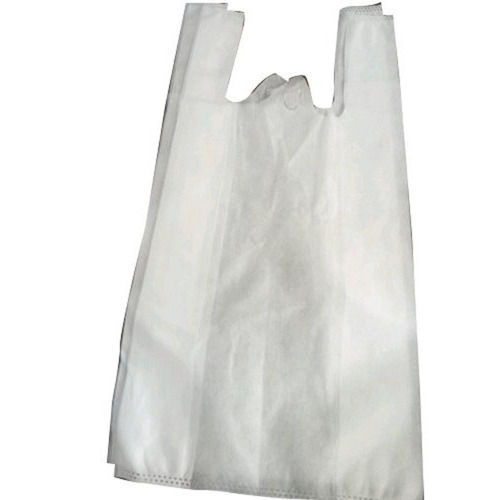 W Cut Plain Non Woven Carry Bags