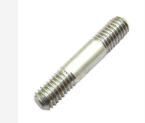 Silver Color 1/4 Inches 5 Mm Thick Round Powder Coated Stainless Steel Thread Stud Nuts