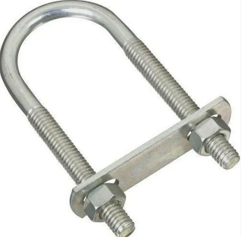 Sliver 5 Inch 2 Mm Thick Rust Proof Stainless Steel Powder Coated U Bolt Clamp