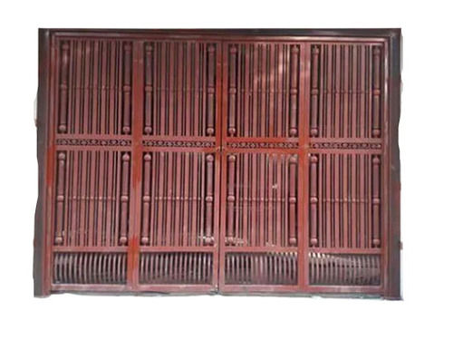 7x8 Feet Paint Coated Corrosion Resistant Heavy Duty Iron Entrance Gate