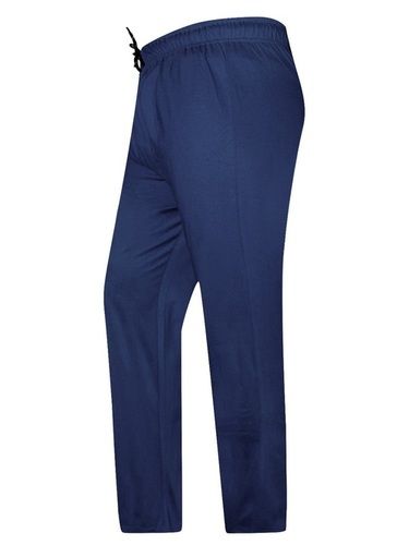 Plain blue Mens Lower For Casual Wear