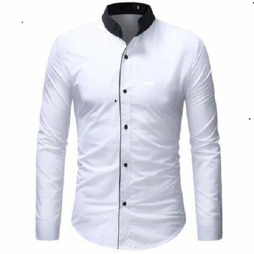 Plain Cotton Mens Formal Shirt