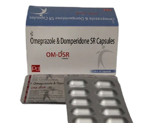 OM DSR Omeprazole and Domperidone SR Capsule Pack Of 10 X 10 Capsules 