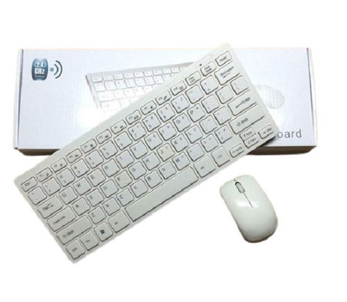 Abs Plastic Body Usb Connection Port Qwerty Layout Bluetooth Wireless Keyboard for Computer