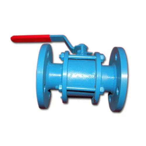 2 Channel Medium Pressure Cast Iron Flanged Ball Valve Application: For Industrial