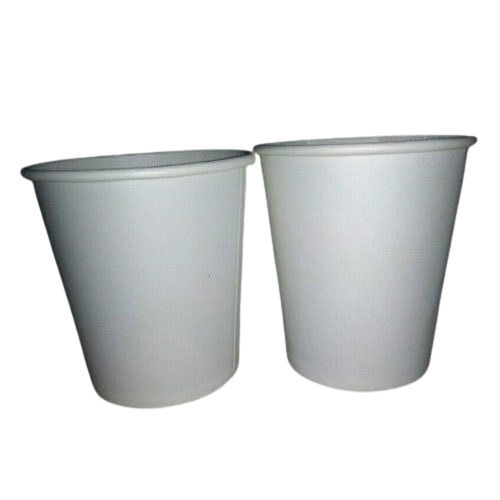 Disposable Eco Friendly Plain White Beverage Paper Glass, Capacity: 150 mL