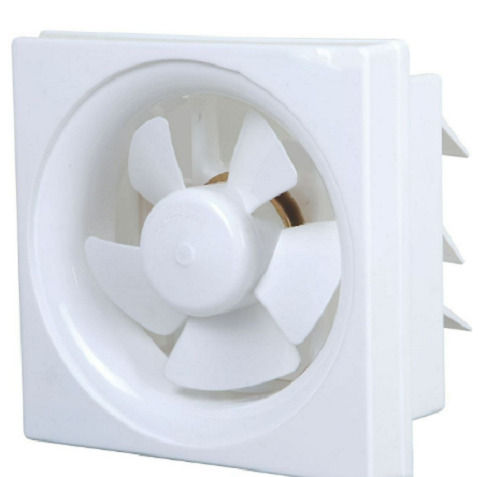 28 Watt 220 Voltage 250 Rpm Abs Plastic Square Ventilation Fan (6 Inch)