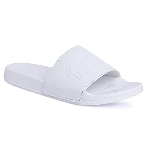 White Comfortable And Light Weight Casual Wear Mens Rubber Slippers