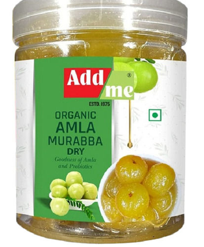 Multicolor 100% Natural And Healthy 400 Gram Fermented Probiotics Organic Amla Murabba