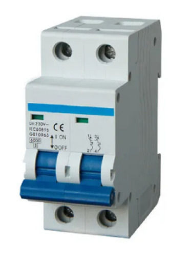 Heat Resistance 230 Voltage 50 Hertz Double Pole Electrical Mcb Circuit Breaker Capacity: 200 Kg/Hr