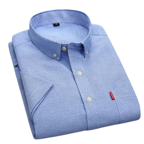 Mens Breathable Button Down Collar Cotton Shirt For Casual Wear  Age Group: Adults And Age Group