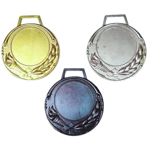 Golden Round Metal Sports Medal