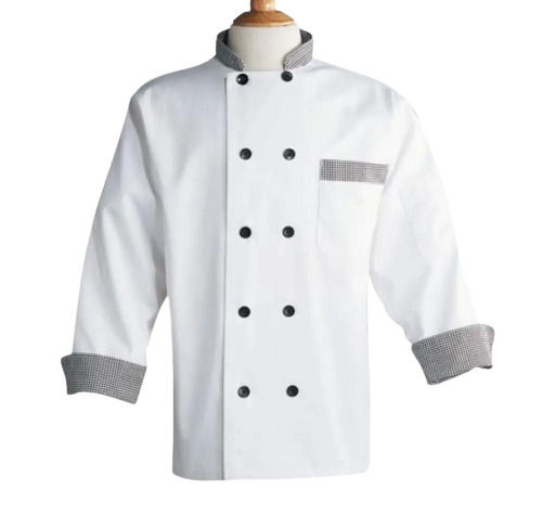 Mens Full Sleeves Plain Cotton Chef Coat Uniform Use For Hotel, Restaurants