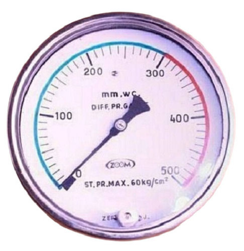 Round Differential Pressure Gauge