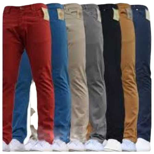 Comfortable And Slim Fit Plain Cotton Pants For Mens