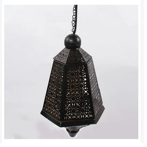 Decorative Hanging Lamp 12 X 5 Inch - Color: Multi Color