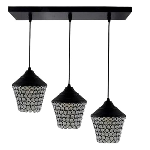 Hanging Crystal Lamp - Color: Multi Color