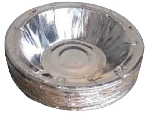 Light In Weight Disposable Round Silver Paper Dona For Event And Party Supplies