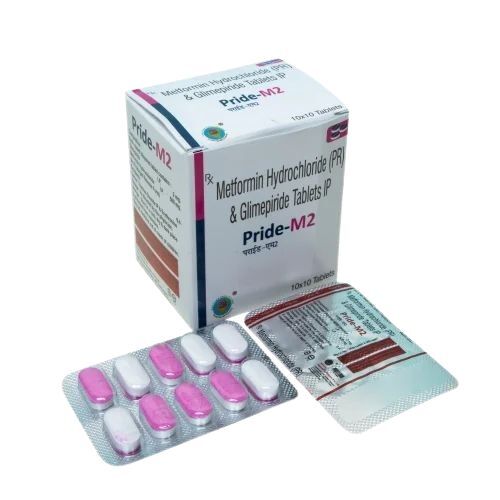 Glimepiride 2Mg And Metformin Hydrochloride (Sr) Tablets - Feature: 100% Effective