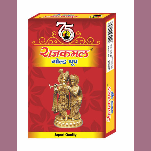 Gold Dhoop 20 Sticks (Pack Of 12)