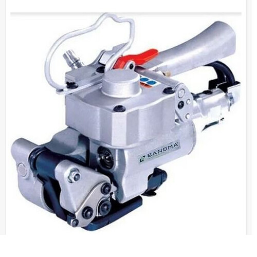 Pneumatic Strapping Machine - Stainless Steel, 130 mm Tool Height, 3.8 kg Weight | Semi-Automatic, Human Machine Interface Control