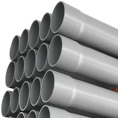 Gray Astm Round Seamless Pvc Plastic Rigid Pipes For Construction Use