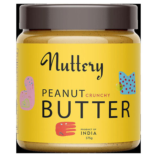 100% Pure Fresh Healthy Nutrient Enriched Nuttery Peanut Crunchy Butter, Available In 375g Pack