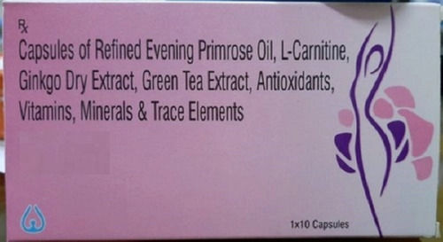 Primrose Oil L-Carnitine Ginkgo Dry Extract Capsule For Pre Menstrual Syndrome General Medicines