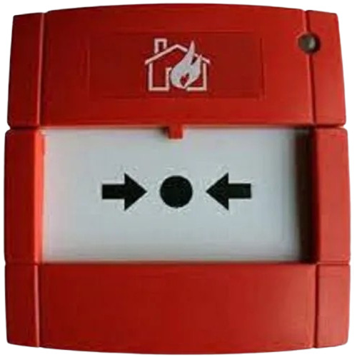 Red Addressable Manual Call Point - Material: Abs