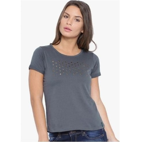 Cotton T-Shirt - Regular Fit, Short Sleeve, O-Neck, Grey | Breathable, Skin-Friendly, Highly Absorbent, Machine Washable