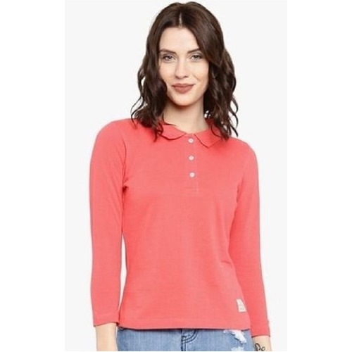 Ladies Peach Polo T Shirt - Age Group: Adults