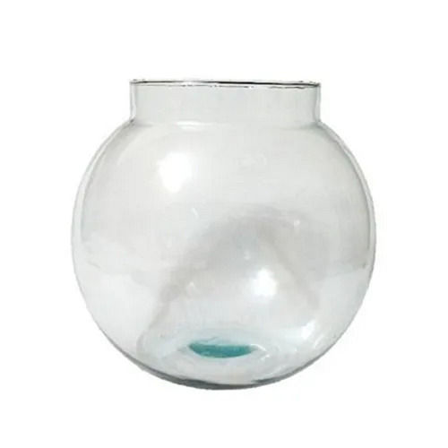 White 12X14X16Cm Transparent Temperature Resistant Aquarium Glass Fish Bowl 