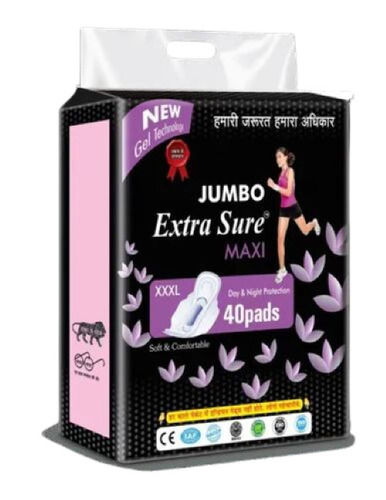 Extra Absorbent Channel Light Weight Breathable Premium Design Jumbo Sanitary Napkin 